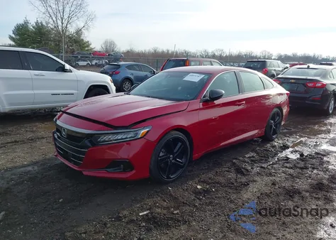 2022 Honda Accord Sport from USA, damaged, VIN 1HGCV1F37NA030458